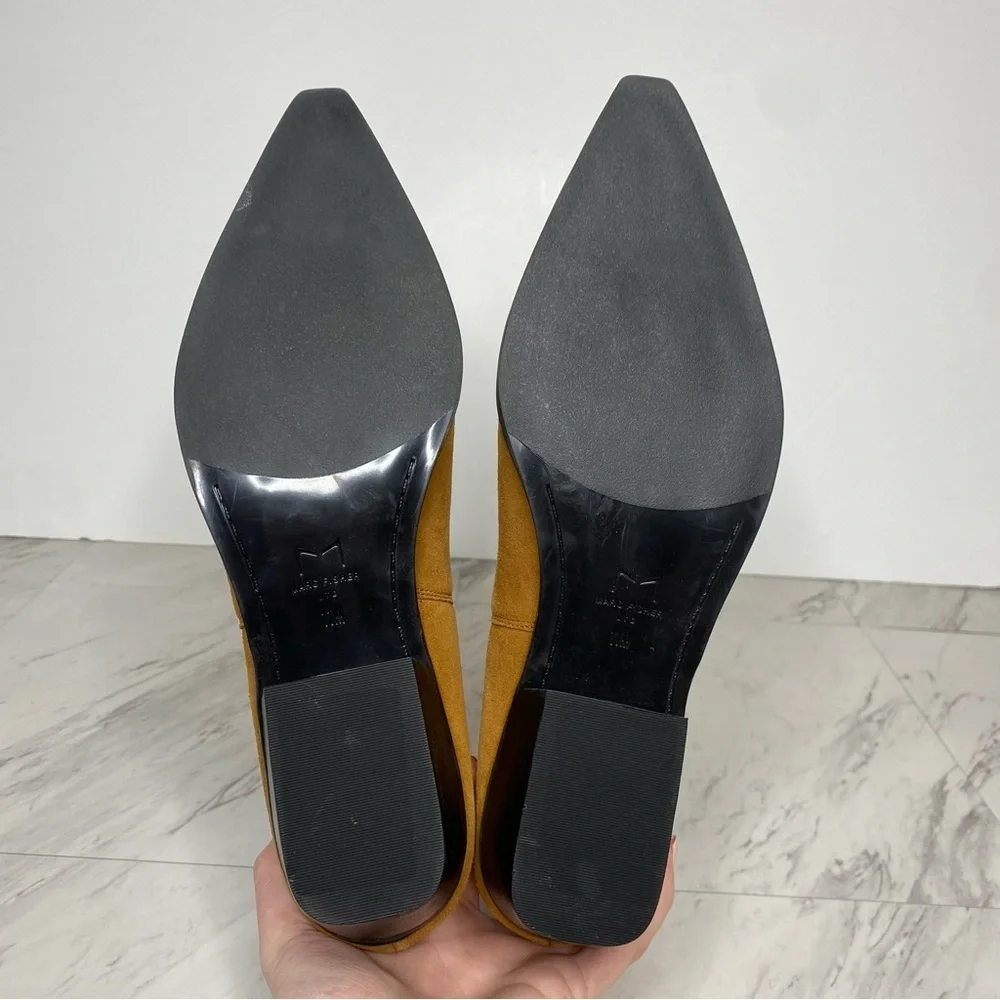 Marc Fisher Yarita Brown Suede Bootie 11M